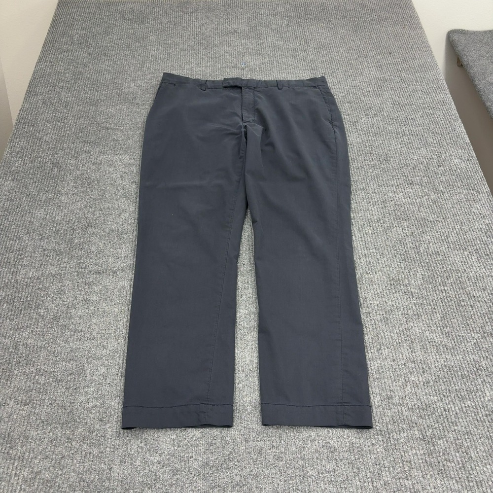 Polo Ralph Lauren Pants Mens 36/30 Navy Blue Cotton Blend Stretch Straight Fit